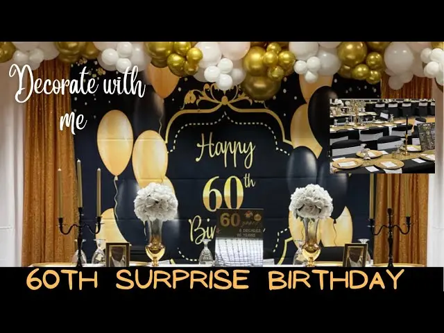 surprise 60th birthday party ideas for husband